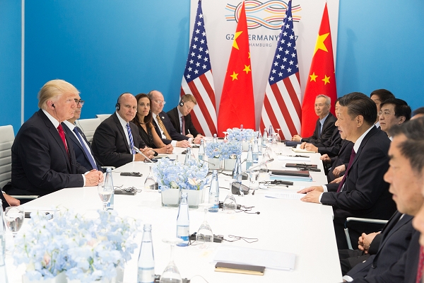 도널드 트럼프 미국 대통령과 시진핑 중국 국가주석의 백악관 회담 장면. 2017년 7월 8일, <br>???????(사진=미 백악관 홈페이지 캡처)